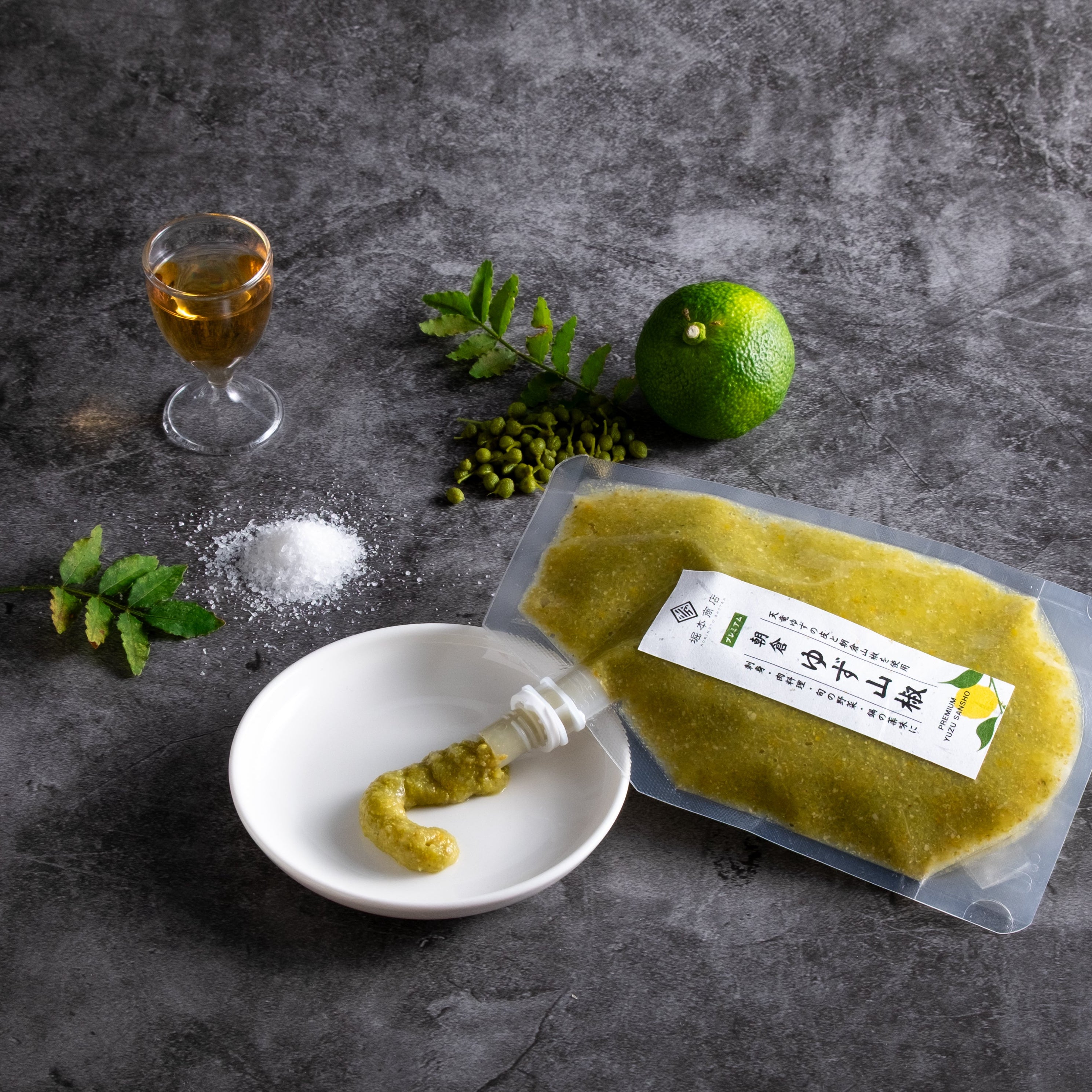 朝倉 プレミアム ゆず山椒 80g -堀本商店-