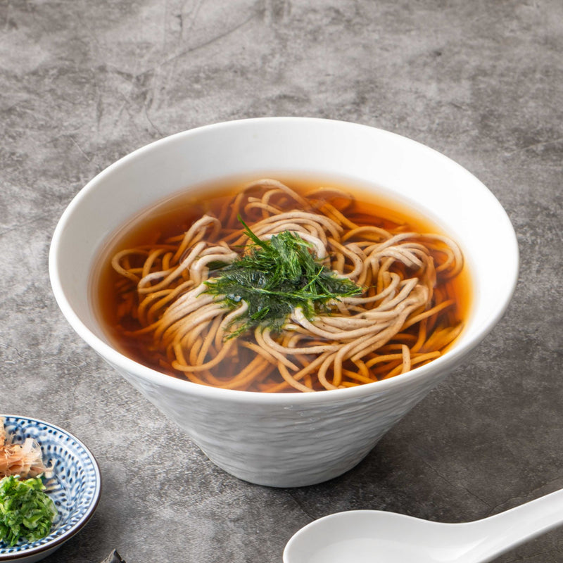 特製十割蕎麦  翡翠のりそばセット(温)｜4人前・冷凍