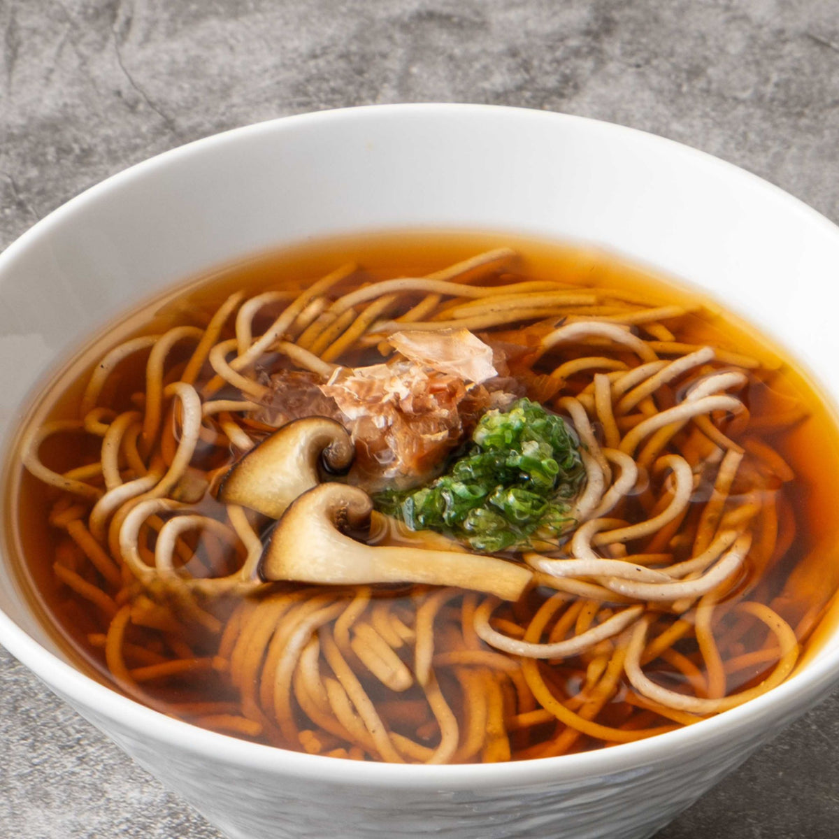 特製十割蕎麦 大黒本しめじそばセット(温)｜4人前・冷凍
