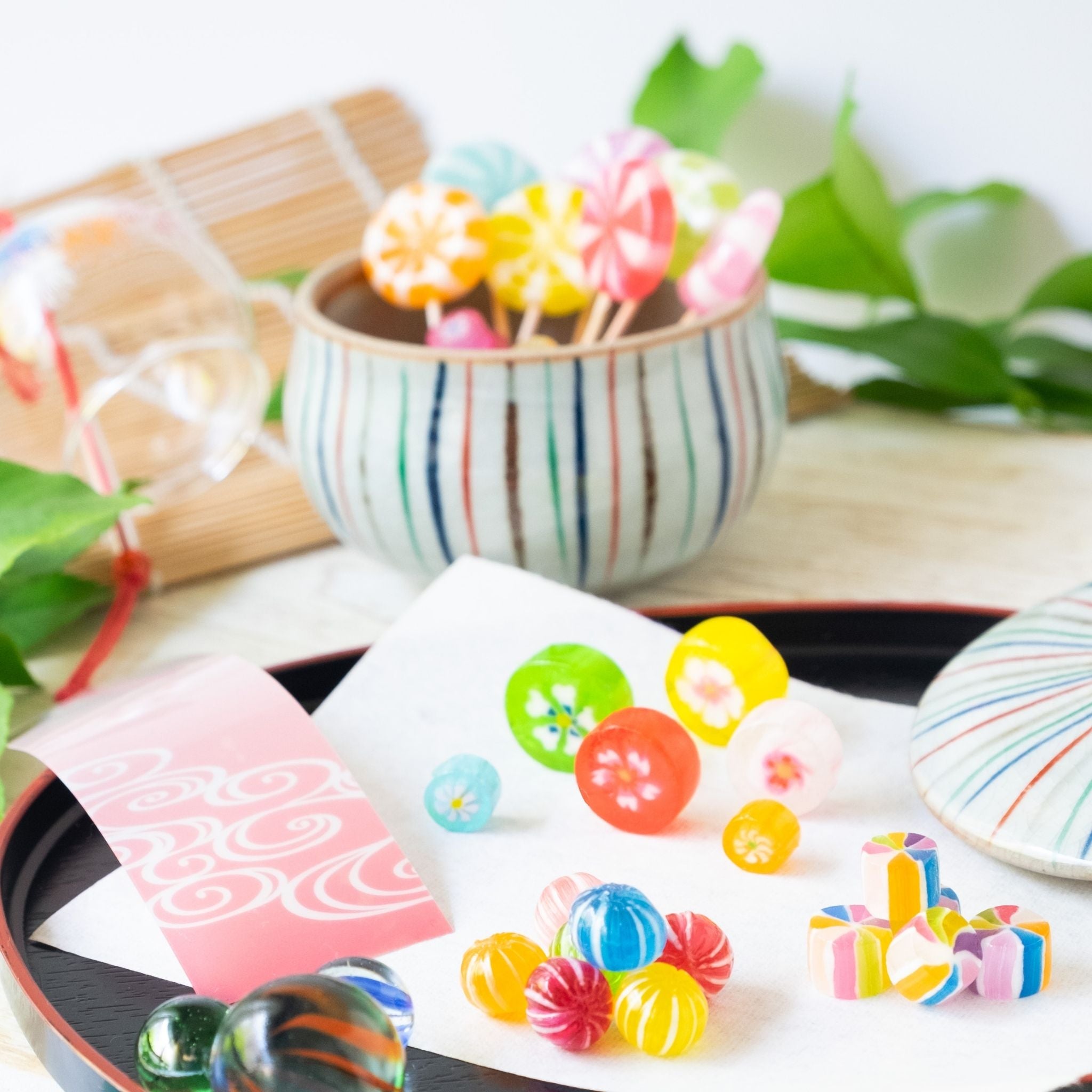 京の飴細工「花ばたけ」